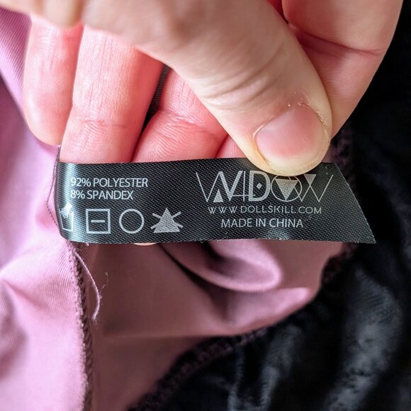 Dolls Kill House of Widow Purple Velvet Bustier Mini Dress small NWT - Picture 6 of 7